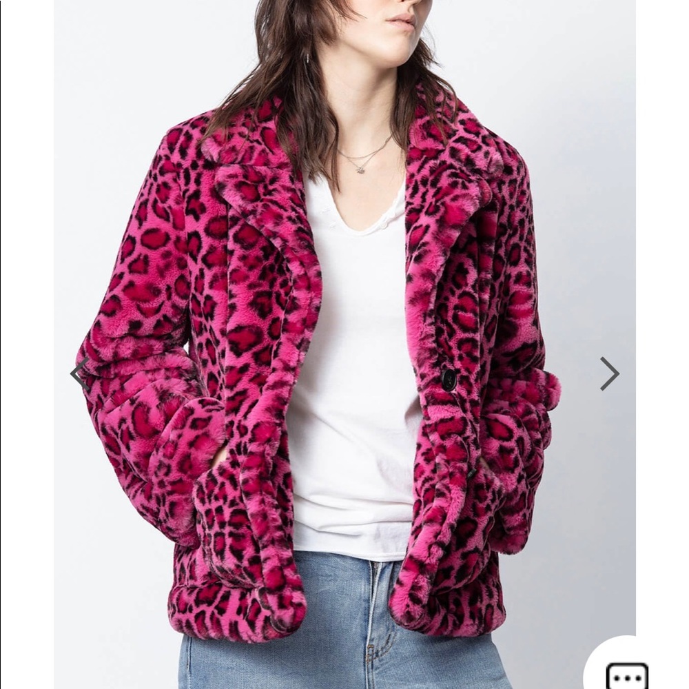 Zadig & Voltaire Lila Leopard Jacket XS
